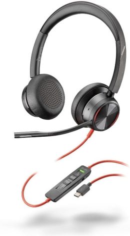 Słuchawki przewodowe Poly Blackwire 8225 Stereo 8X223AA