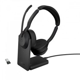 Słuchawki bezprzewodowe Jabra Evolve2 55 Link380a MS Stereo Stand 25599-999-989